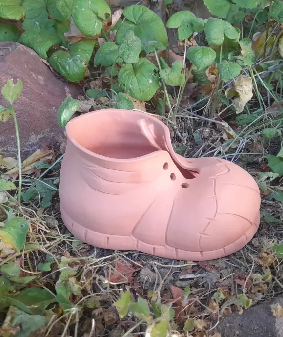Közepes cipő (terrakotta)